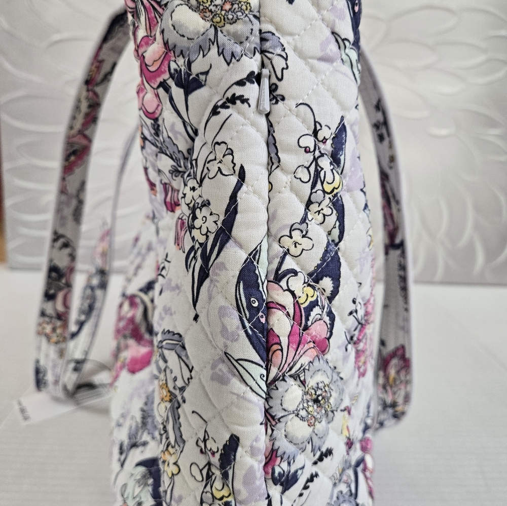 Vera Bradley Iconic Tote Bag Hummingbird Park - Picture 10 of 13